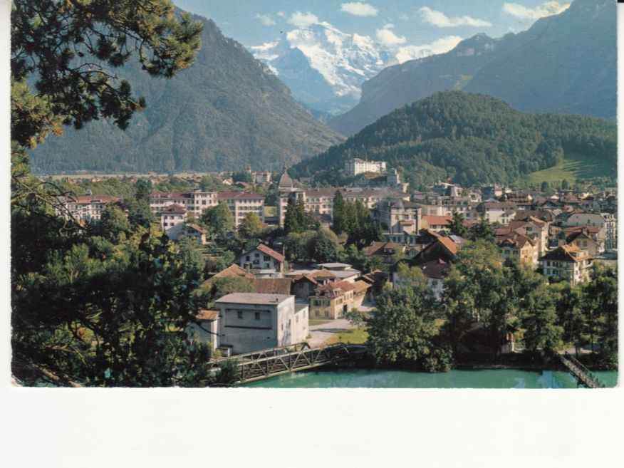 Cartoline postali: Interlaken 1961 – Usato da Bürglen TG venduto da StampGraf