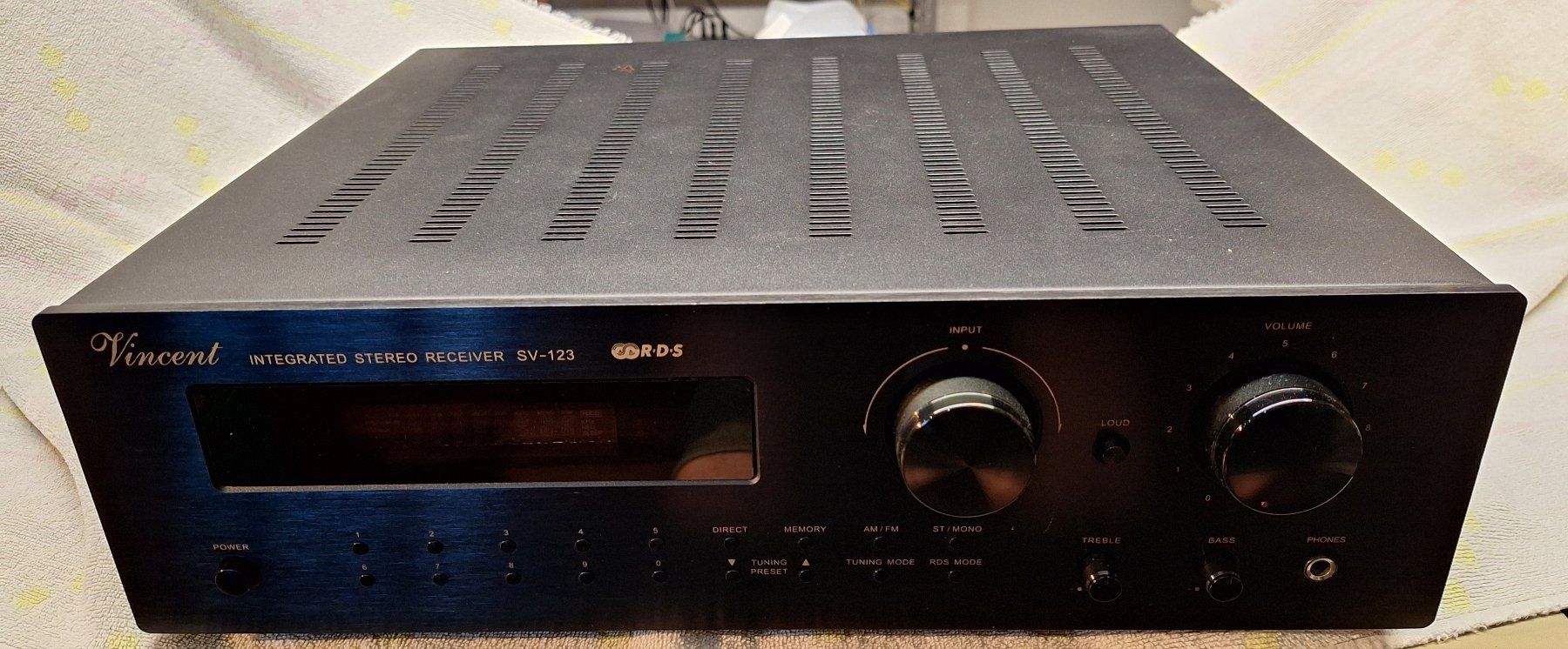 Vincent Receiver: Vincent SV-123 Black Stereo Receiver – Neu und originalverpackt aus Kienberg von coc_gwg7