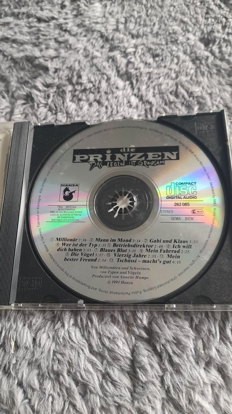 CD: DIE PRINZEN    DAS LEBEN IST GRAUSAM    CD – Usato da Wetzikon ZH venduto da Ramones01 2
