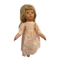 Vermutlich Käthe Kruse Puppe, ca. 1960, 38 cm, Stoffkörper,