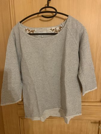 Pull léger femme gris clair, taille M