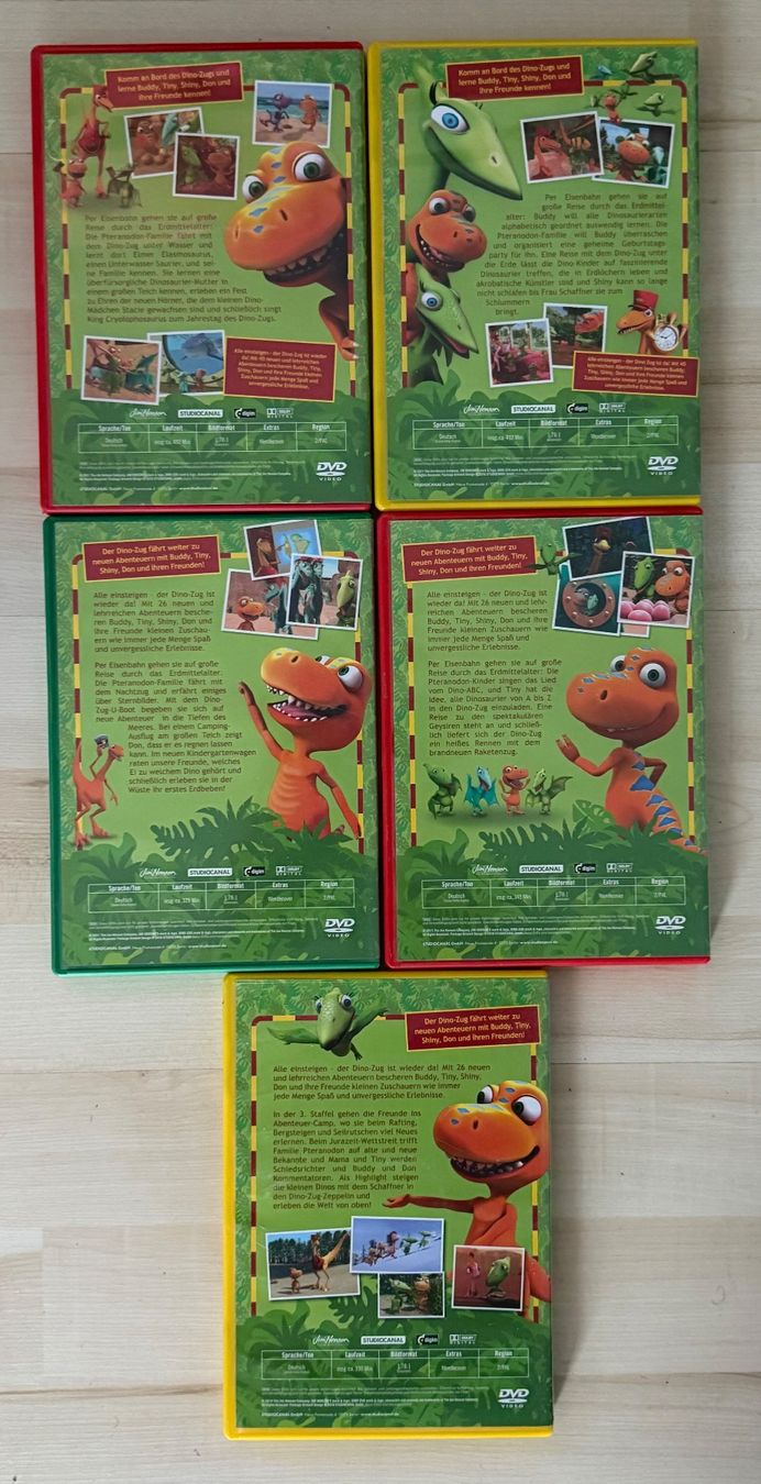 Tous les DVDs: Dino Zug DVD's Staffel 1-3 – D'occasion à Altstätten SG par sheamus 1