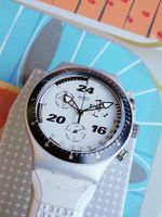 Neuer Swatch Irony Aluminium Chronograph full Set 