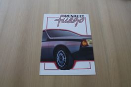 Renault Fuego Prospekt 1984 NL