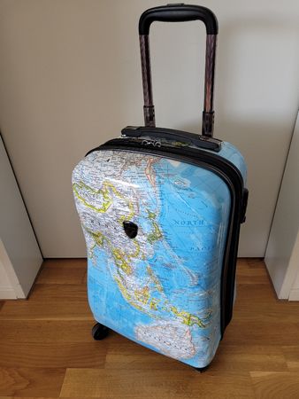 Heys Trolley Koffer mit Weltkarte