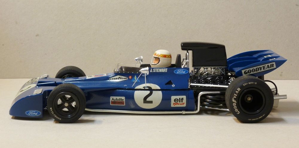 Scalextric Tyrrell 001 1970 Grand Prix du Canada Jackie Stewart Voiture de course à sous 1:32 C4161
