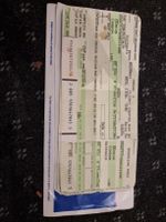 SWISSAIR Ticket vom 9. Jan 1997 Genf-London