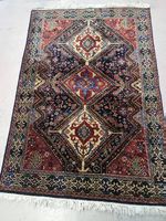 123×185 Orientteppich Handgeknüpft gereinigt