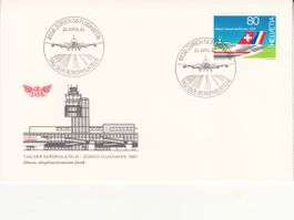 Sonderstempel S. 1288 TA Zürich Flughafen