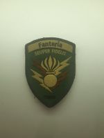BADGE ECUSSON MILITAIRE SUISSE FANTERIA SEMPER FIDELIS ISONE