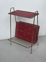 Vintage Zeitungsständer Möbel, Messingfarben, Designer 50er