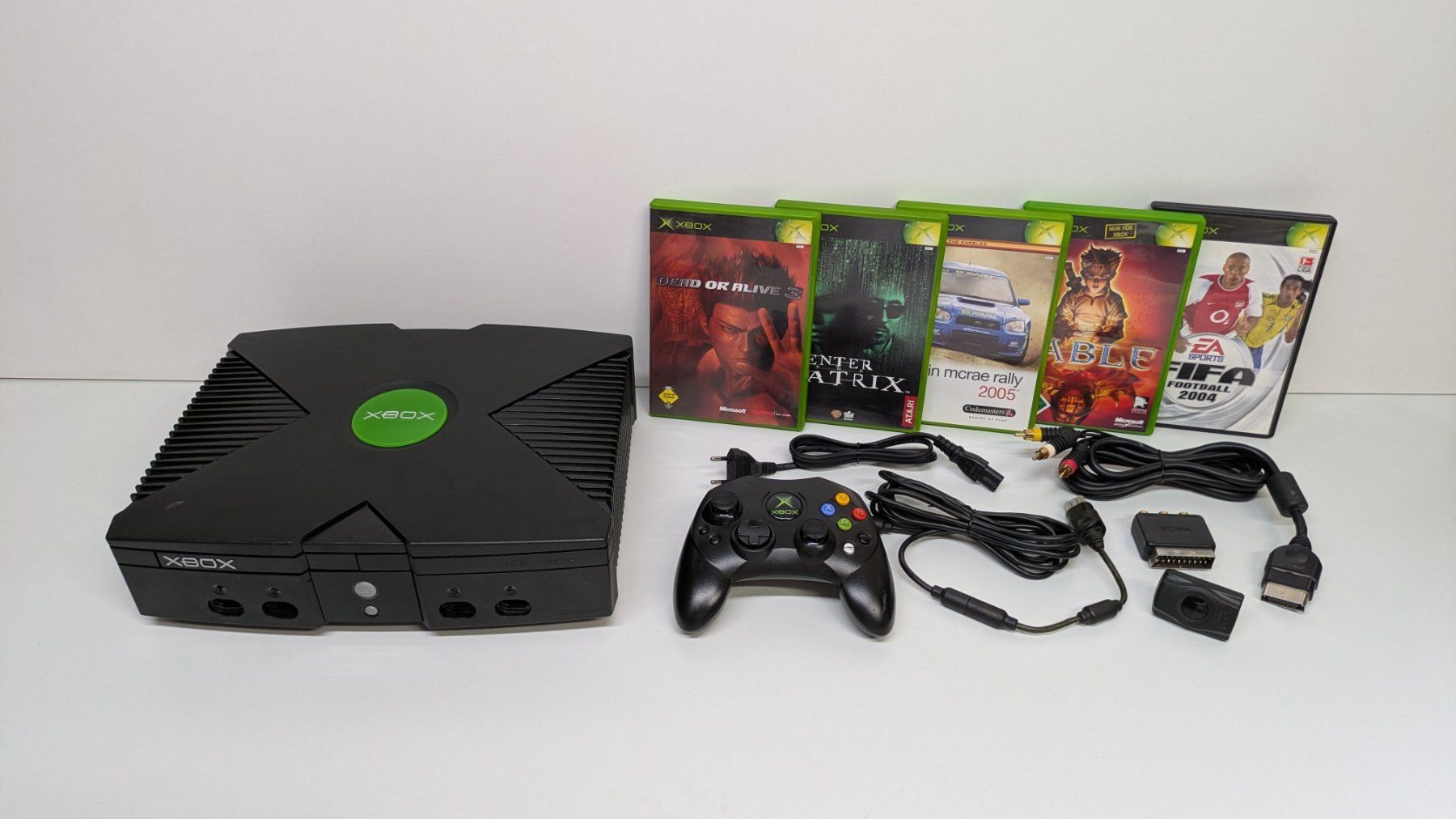 Microsoft Consoles: Xbox Classic mit Controller und 5 Games – D'occasion à Menziken par mame18