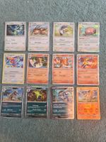 12 Pokémon Holo Karten mit Stern verschiedene Typen