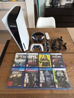 PlayStation 5 Disc Edition mit Headset, Zubehör und 8 Spiele