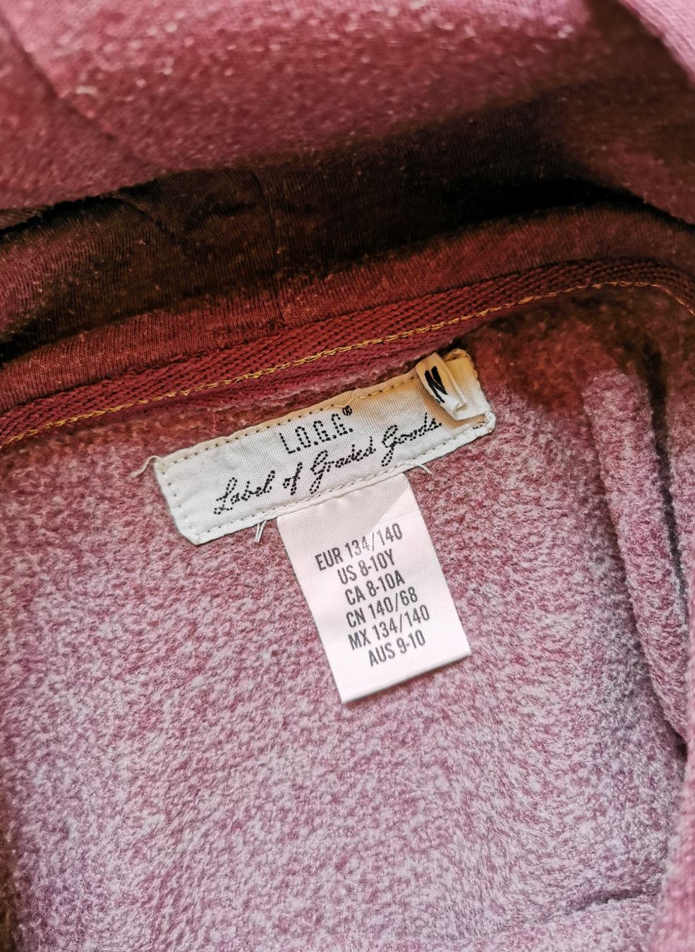 C&A Maglioni & Felpe: Hoodie - Pullover bordeaux Gr. 134 - 140 – Usato da Jona venduto da Loki40 3