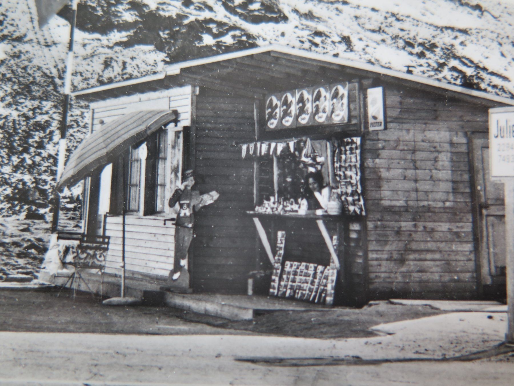 Ansichtskarten: JULIERPASS - KIOSK - WERBUNG - ANSICHTSKARTEN – Gebraucht aus Wittenbach von lipasal 1