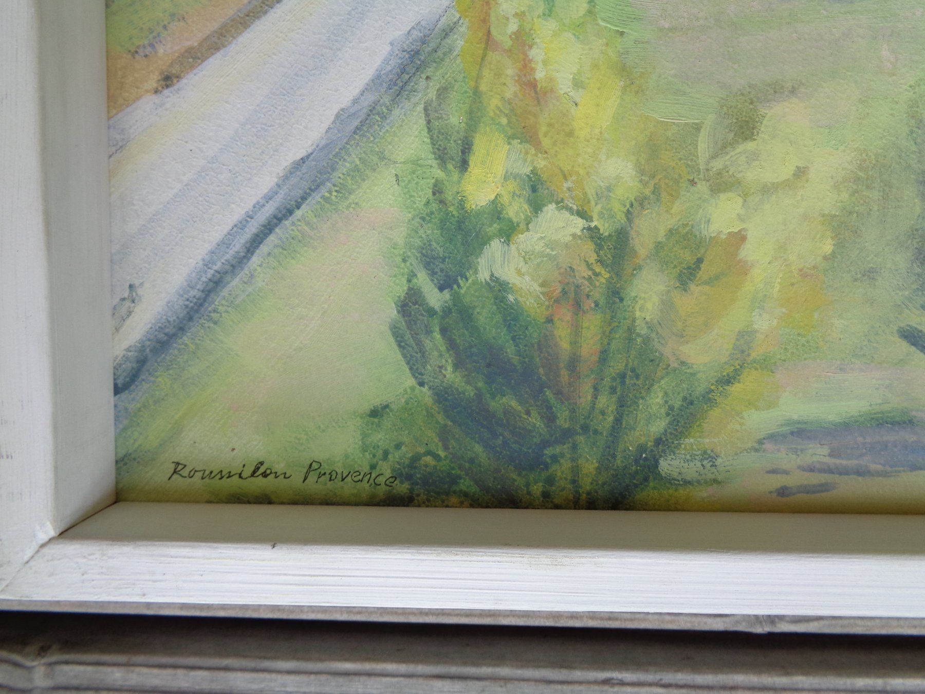 Tableaux: GEMÄLDE ROUSSILLON PROVENCE FRANKREICH – D'occasion à Henggart par Pascha22 2