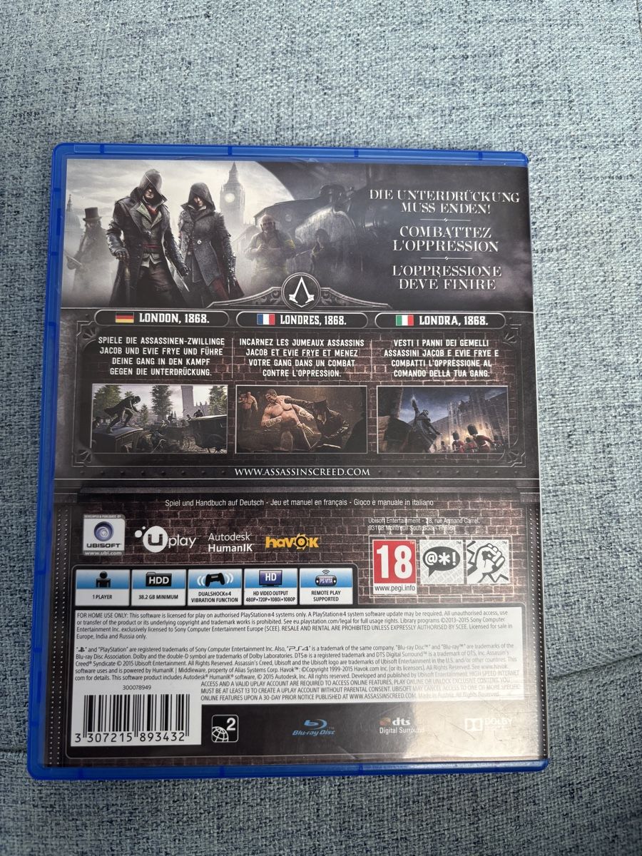 Sony Spiele: Assassin's Creed Syndicate PS4, Special Edition – Gebraucht aus Kerns von migivr 1