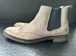 Neuwertige  Stiefeletten - Marco Polo - hellgrau - Grösse 39