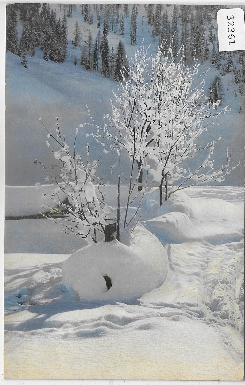 Cartoline postali: Davos - Winterlandschaft – Usato da Ettingen venduto da Kartenplanet
