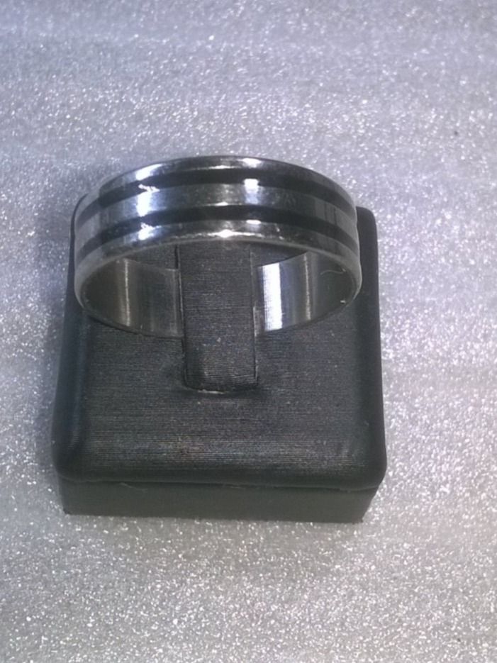 Anelli: RING EDELSTHAL,,,MIT SCHWARZ GEMACHT – Nuovo (secondo la descrizione) da Basel venduto da bijoutrie_4