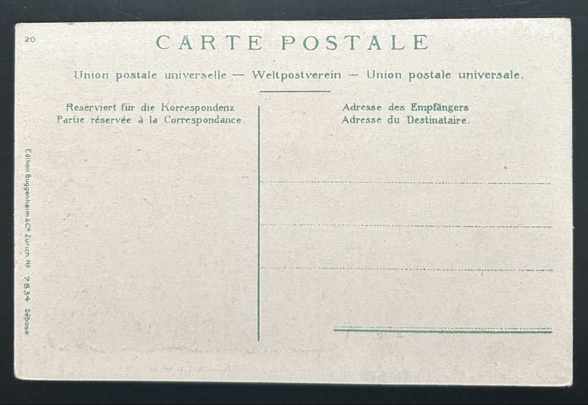 Cartoline postali: AK Chateau d‘Oex – Usato da Horw venduto da Tellbub 1