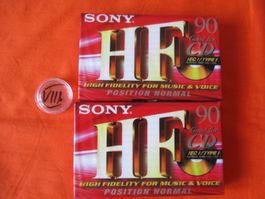 2 Sony Musikkassetten