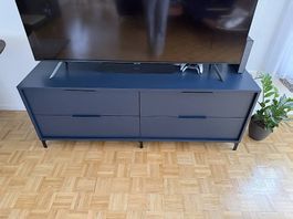 IKEA TV-Kommode in Dunkelblau mit viel Stauraum!
