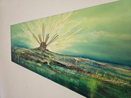 Einmaliges Gemälde von Bruno Schmid, Titel "Neubeginn"