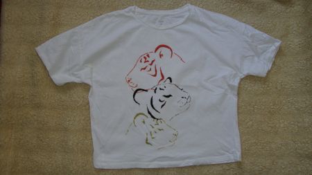 Tshirt mit 3 Raubkatzen