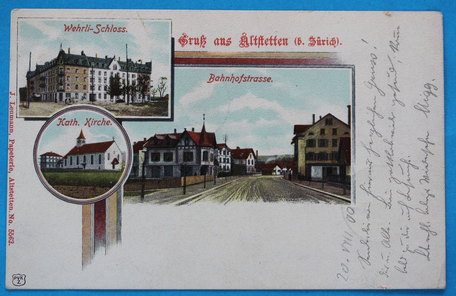 Cartes postales: ALTSTETTEN LITHO AK – D'occasion à Lotzwil par pirolh