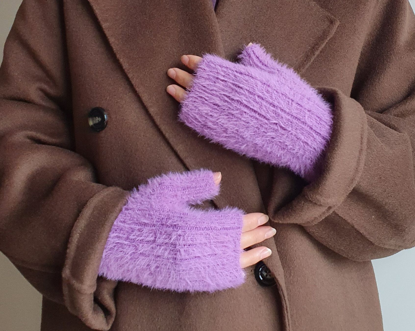 Gants & mitaines : Handgestrickte fingerlose Handschuhe – Neuf avec emballage d'origine à Neunkirch par Sandramay 4