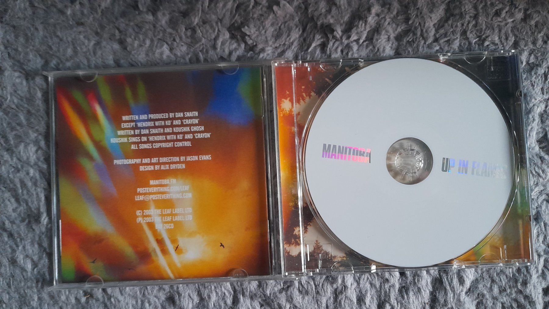 CDs: MANITOBA    UP IN FLAMES      CD – Gebraucht aus Wetzikon ZH von Ramones01 2