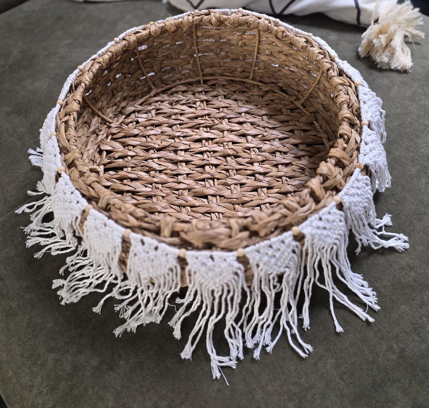 Tutte le decorazioni: Makramee Handmade ! Neu! – Nuovo (secondo la descrizione) da Rheinsulz venduto da Gilea 1