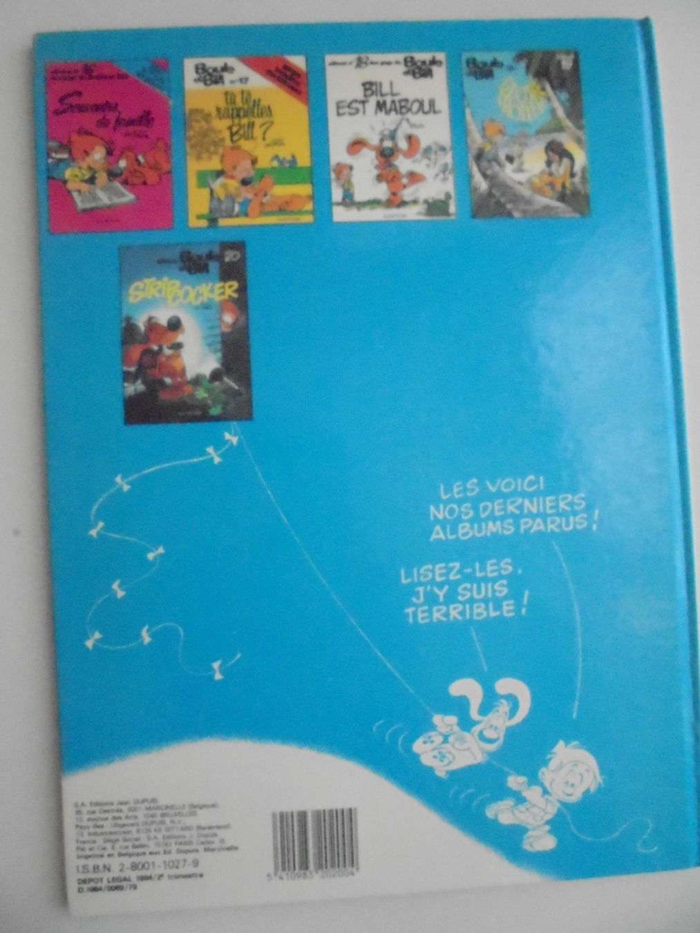 Fumetti: Boule et Bill 20 ) Strip-cocker. E.O 1984  T.T.B.E – Usato da Crissier venduto da Promopost 1