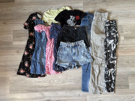 Sommer-Kleiderpaket – weitergeben statt wegwerfen Gr. XXS
