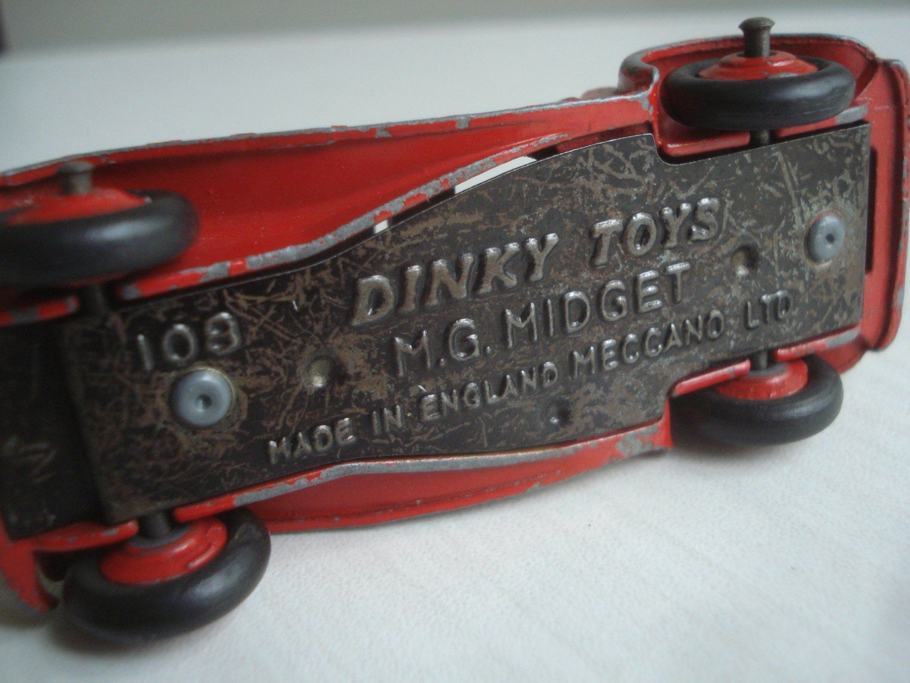 Dinky Toys Modellini d'auto: Dinky Toys 108 MG Midget – Usato da Urdorf venduto da Tinplate01 4