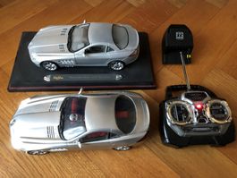 Lot Mercedes SLR 1/18 : Maisto + Télécommandée