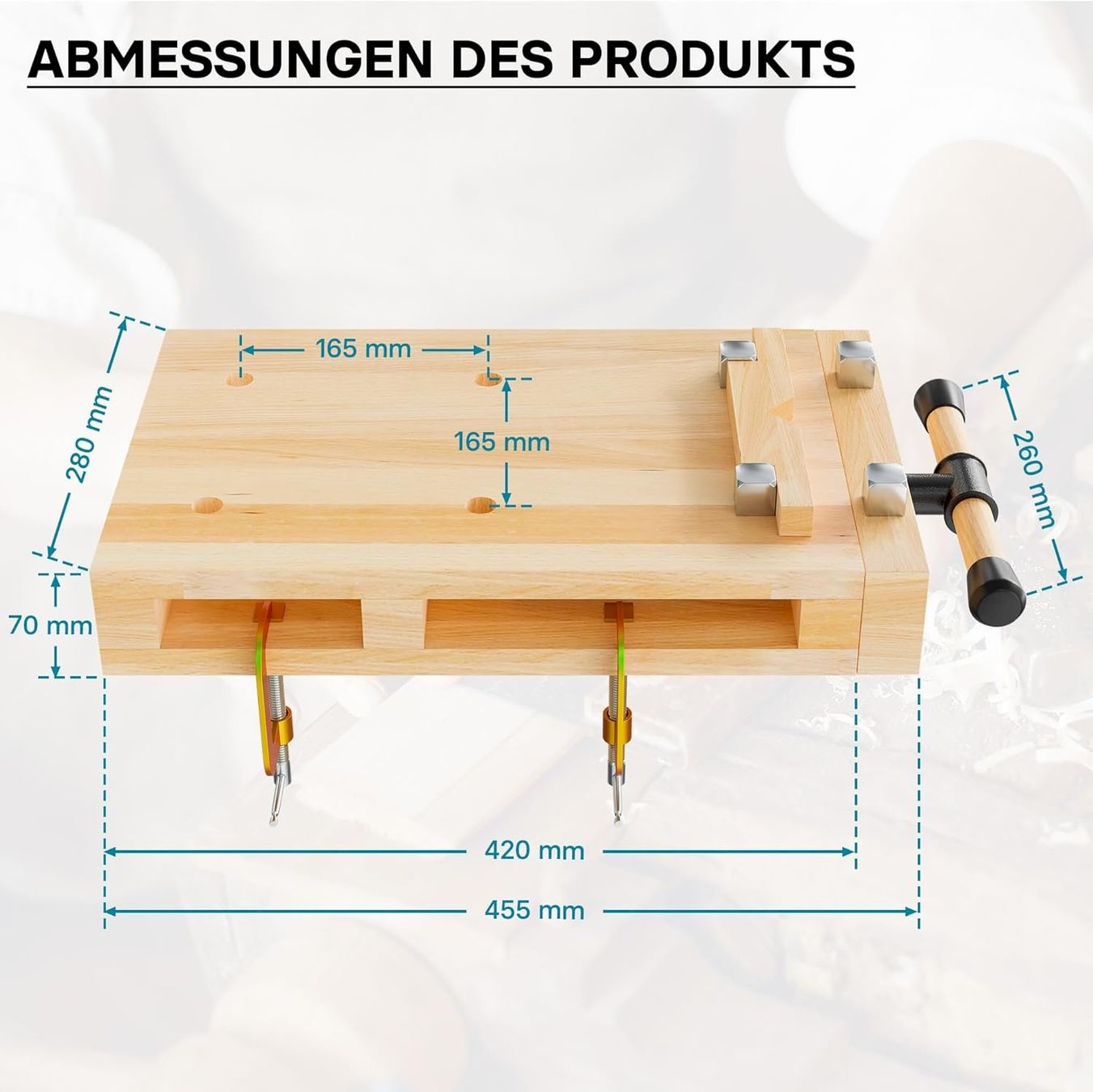 Altro per industria metallurgica: Tragbare Hobelbank 45,5x28x7cm – Nuovo e nell'imballaggio originale da Bottighofen venduto da zaap 3