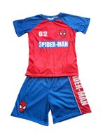Sommer Spiderman Set, Grösse 4-10 Jahre