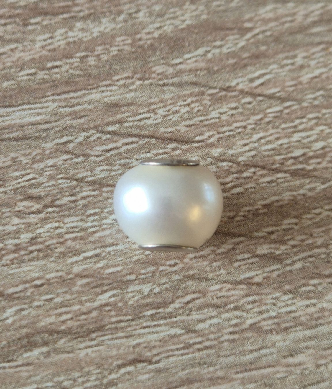Ciondoli: Trollbeads the original - weisse Perle  – Usato da Ellighausen venduto da Luna_dk 4