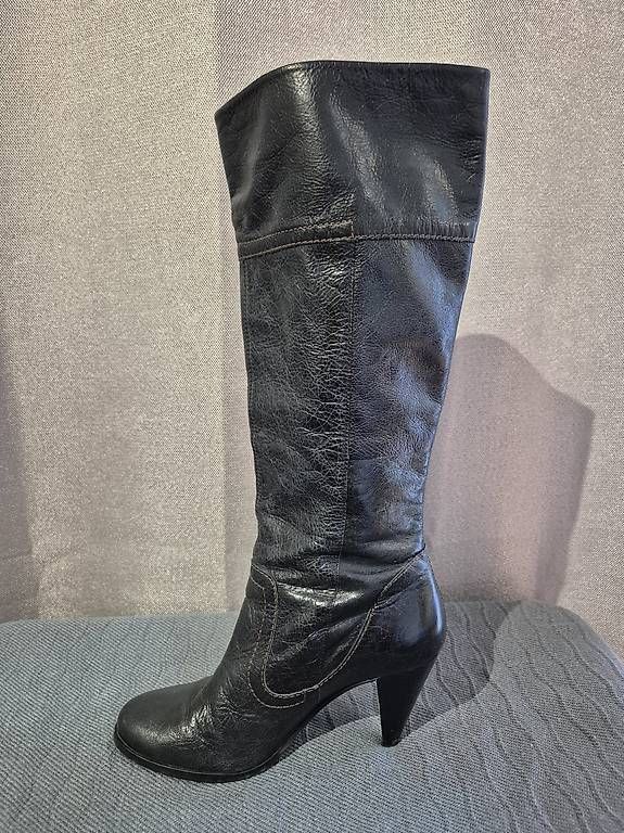 Dune London Scarpe da donna: Dune London Lederstiefel Schwarz - 39 – Usato da Allschwil venduto da BiHoh 3