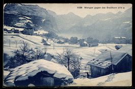 AK Wengen, Blick gegen das Breithorn