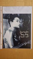 May Ling, Original Autogramm auf Grossfoto in s/w