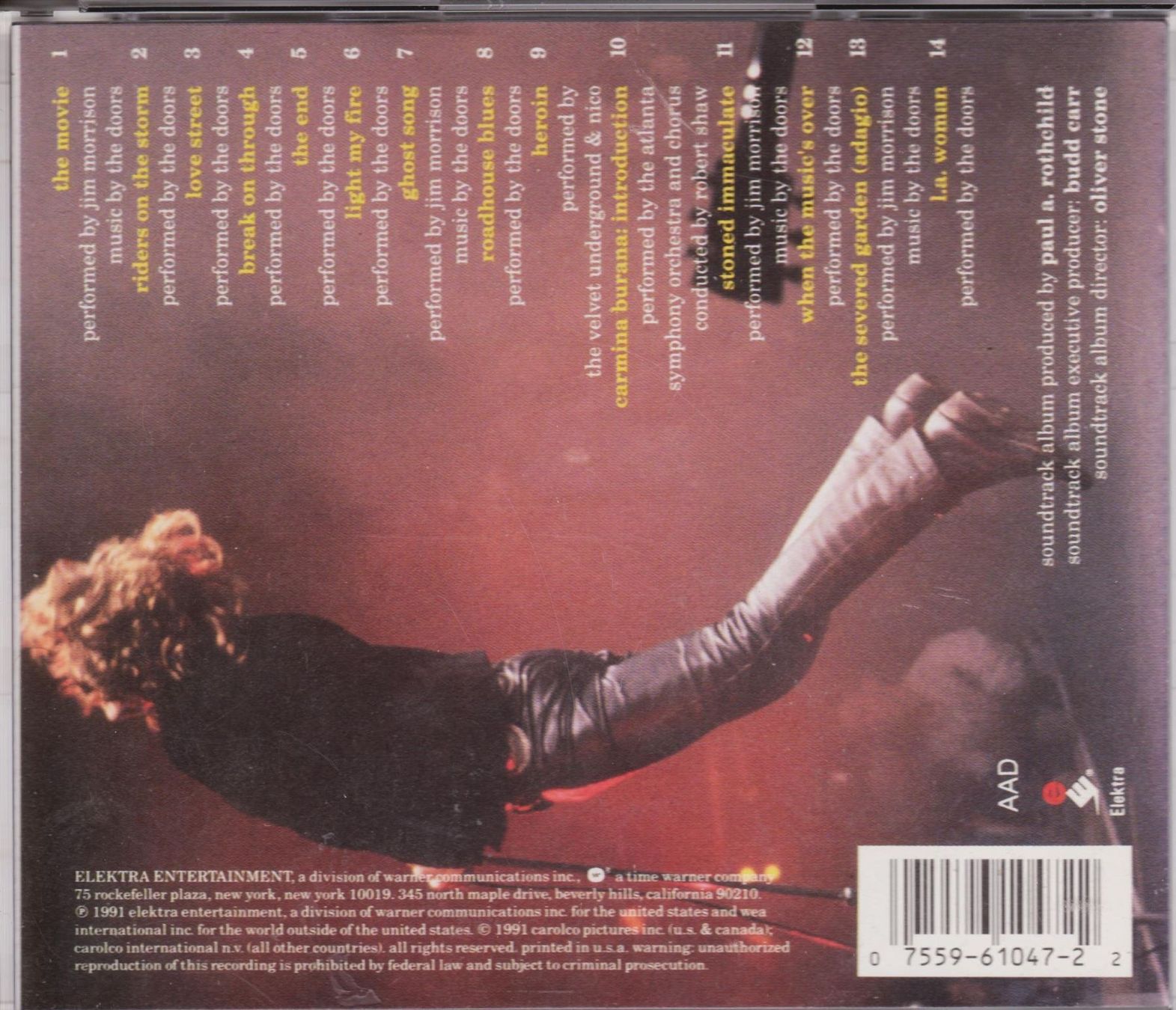CD: THE DOORS - Original Filmsoundtrack (CD) – Usato da Zürich venduto da Vinyl 1