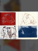 Lot 5 x56 cartes postales Hans Erni 1960