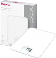 Beurer KS 19 Küchenwaage 5 kg 1 g Glas Weiss Neu