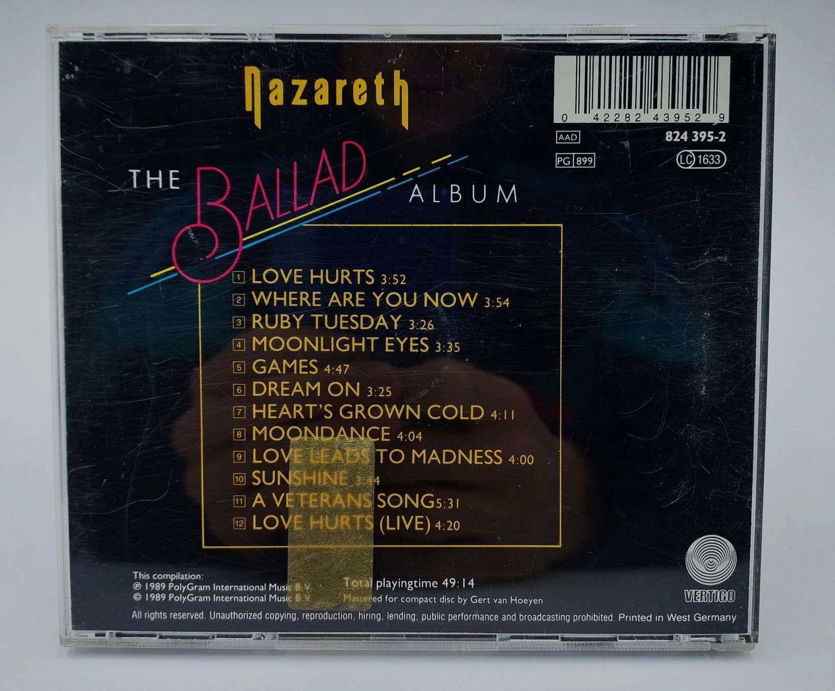 CD: Nazareth the Ballad Album CD – Usato da Wil SG venduto da Donaldus 1