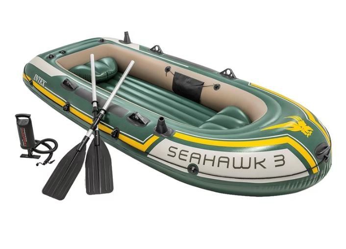 Barche: Intex Seahawk 3 Set – Nuovo e nell'imballaggio originale da Dottikon venduto da Euphoria91