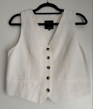 Weste von Zara, creme weiss, Grösse M, neuwertig